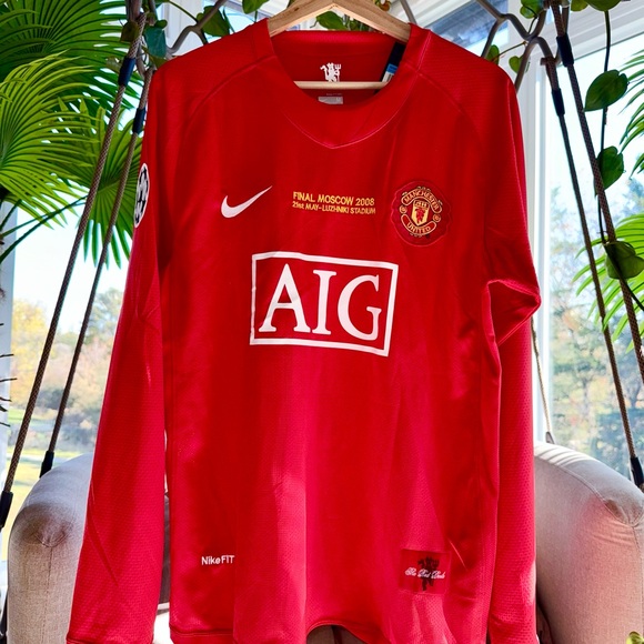 Vintage Inspired Nike 2007-2008 Manchester United - Ronaldo CR7 #7 Jersey Retro - Picture 4 of 4